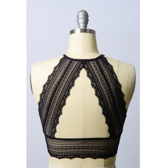 ❌SOLD❌Black Lace October Love Bralette🖤 - Picture 6 of 7